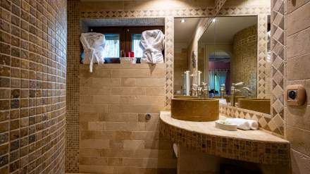 salle de bain romantique