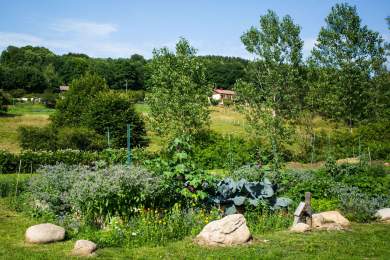 the gardens of the gourmet restaurant
