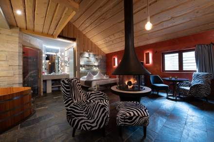 Chalet spa in the Vosges, the Domaine du Haut Jardin, hotel spa Vosges, love room Vosges Alsace