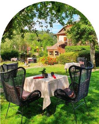 July vacation in the Vosges with gourmet restaurant