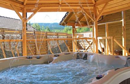 Jacuzzi privatif, vosges.