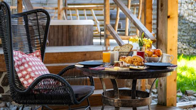 Petit déjeuner Domaine du Haut Jardin 