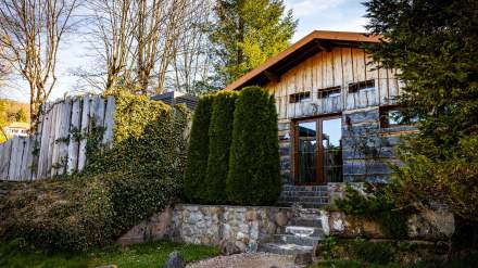 Private spa chalet, le domaine du Haut jardin, Vosges spa hotel, Vosges Alsace love room
