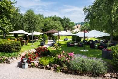sunny terrace Vosges